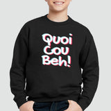 Sweat Enfant Quoicoubeh Noir