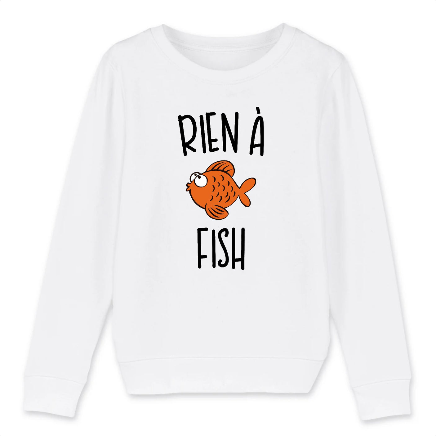 Sweat Enfant Rien à fish 