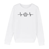 Sweat Enfant Rythme cardiaque foot 