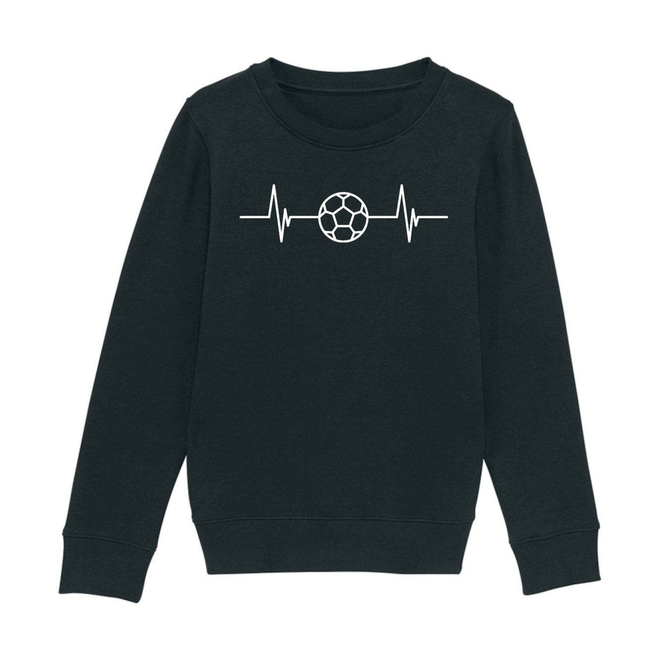 Sweat Enfant Rythme cardiaque foot 