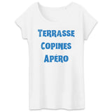 T-Shirt Femme Terrasse copines apéro 