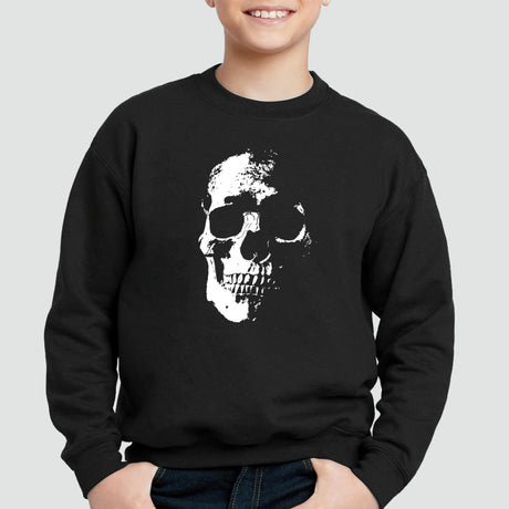 Sweat Enfant Tête de mort Noir