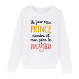 Sweat Enfant Un jour mon prince viendra 