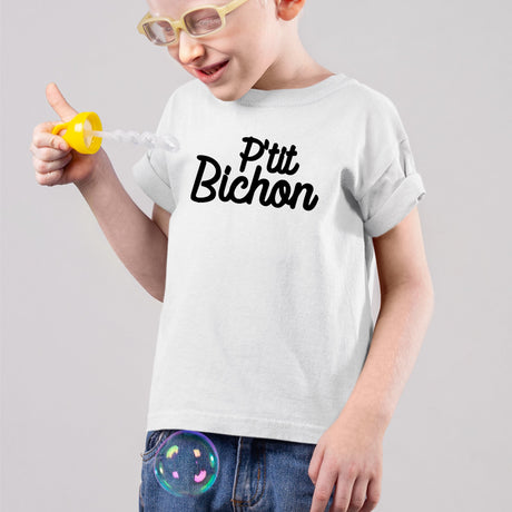 T-Shirt Enfant Bichon Blanc