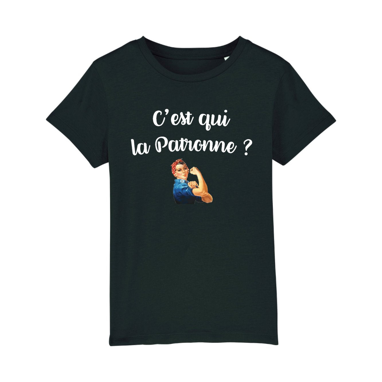 T-Shirt Enfant C'est qui la patronne 