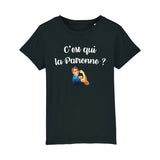 T-Shirt Enfant C'est qui la patronne 