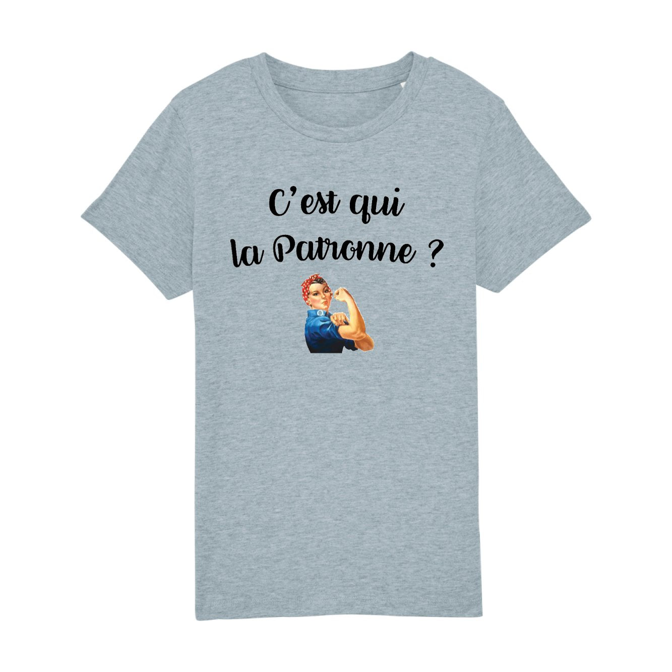 T-Shirt Enfant C'est qui la patronne 