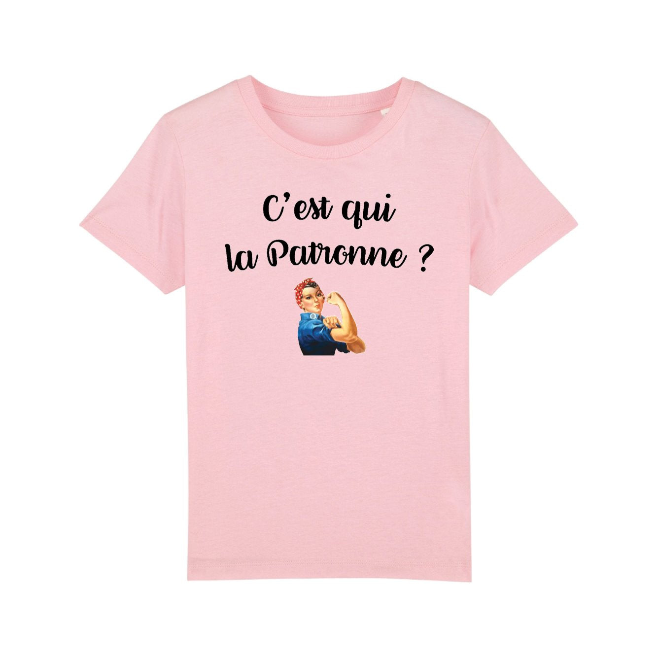 T-Shirt Enfant C'est qui la patronne 