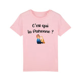 T-Shirt Enfant C'est qui la patronne 