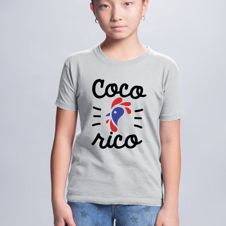 T-Shirt Enfant Cocorico Gris