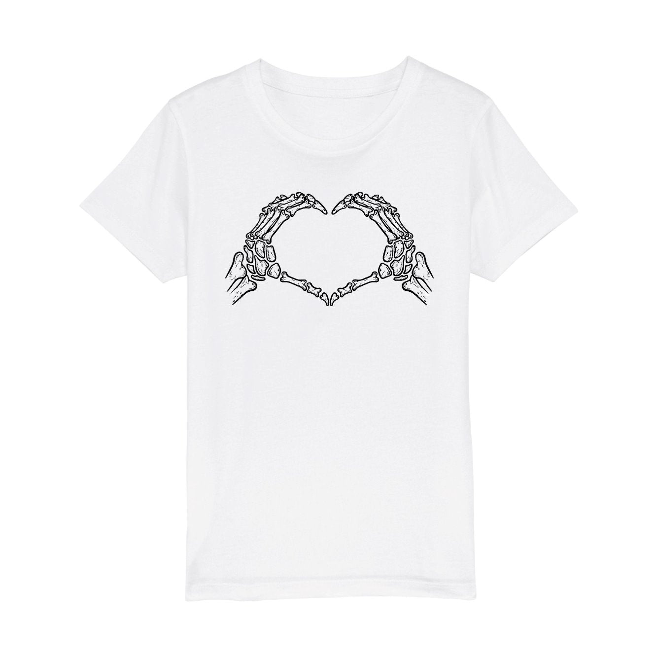 T-Shirt Enfant Coeur mains squelette 