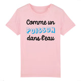 T-Shirt Enfant Comme un poisson dans l'eau 