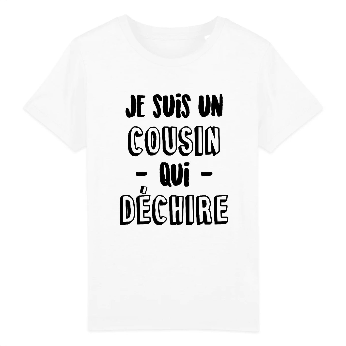 T-Shirt Enfant Cousin qui déchire 