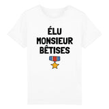 T-Shirt Enfant Élu monsieur bêtises 