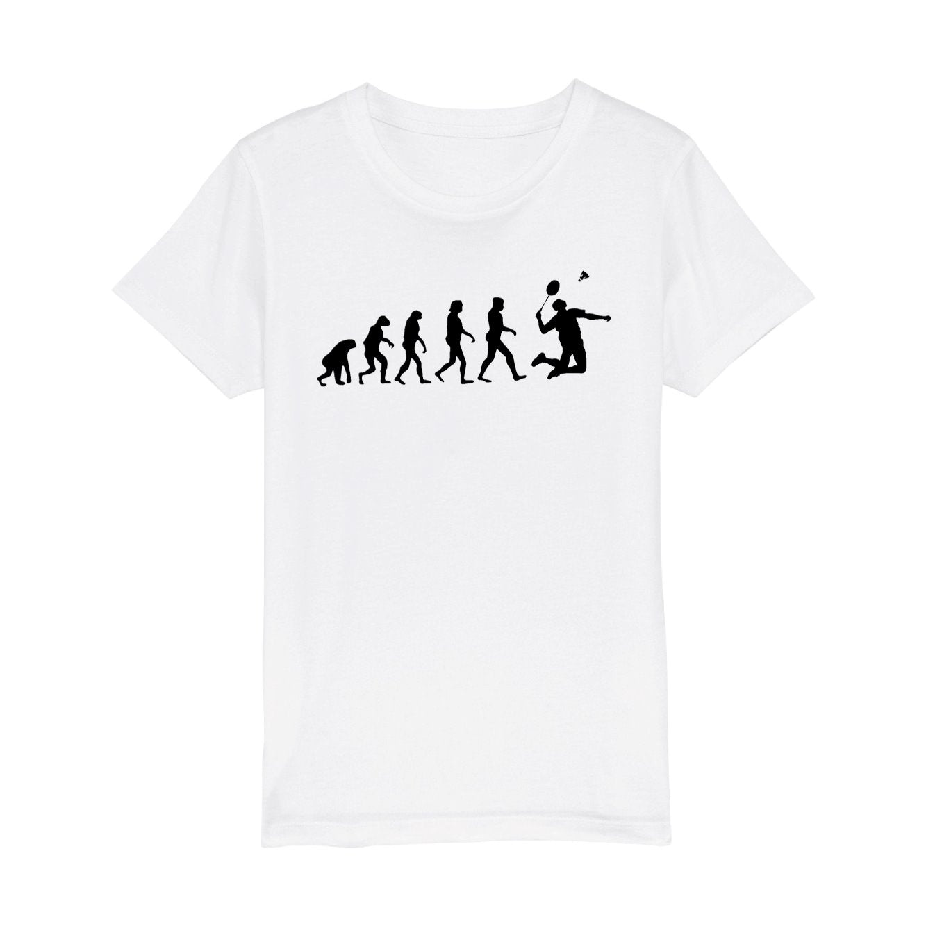 T-Shirt Enfant Évolution badminton 