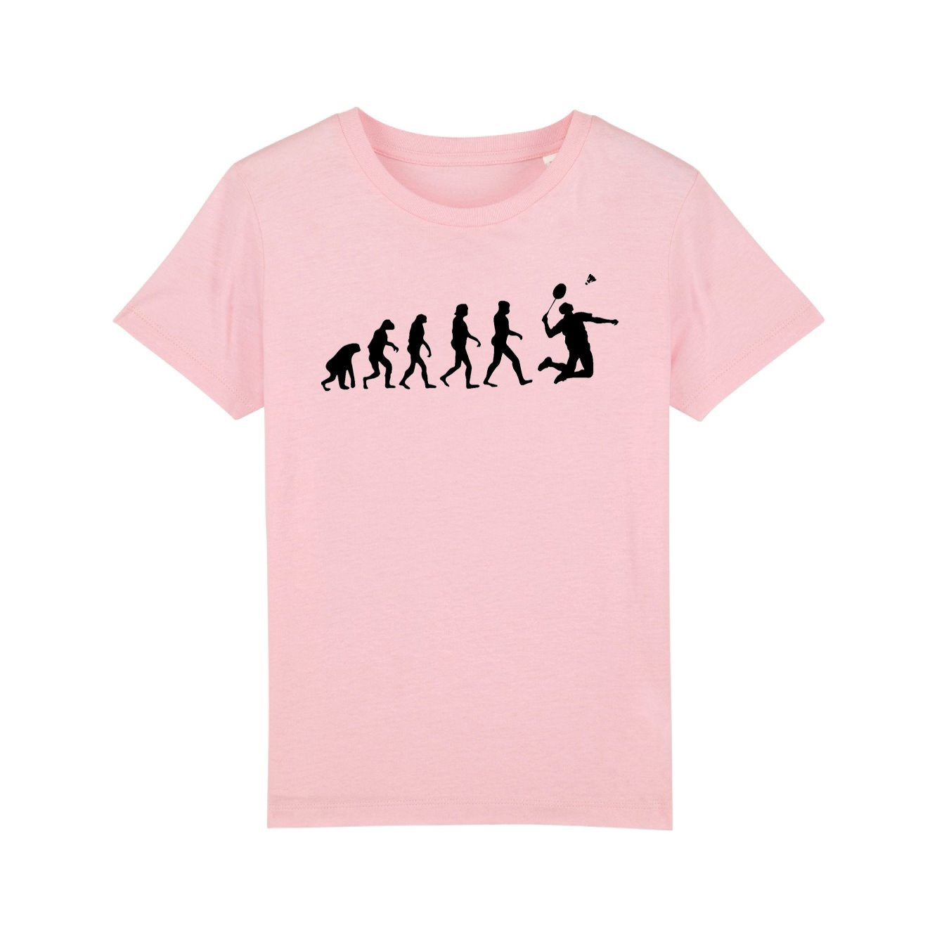 T-Shirt Enfant Évolution badminton 