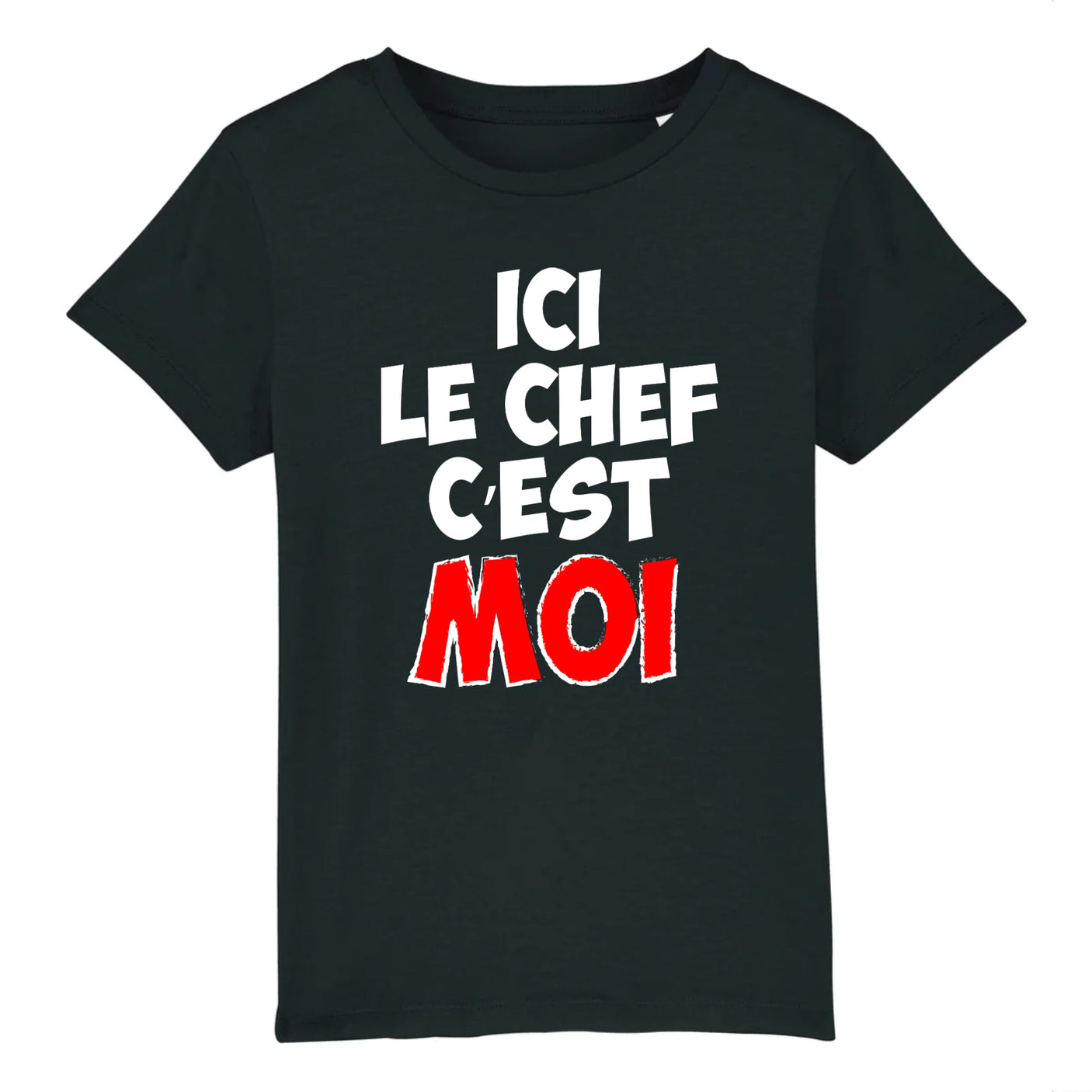 T-Shirt Enfant Ici le chef c'est moi 