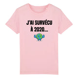 T-Shirt Enfant J'ai survécu à 2020 