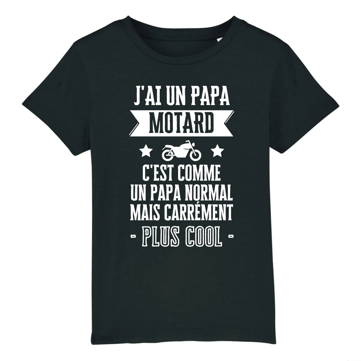 T-Shirt Enfant J'ai un papa motard 