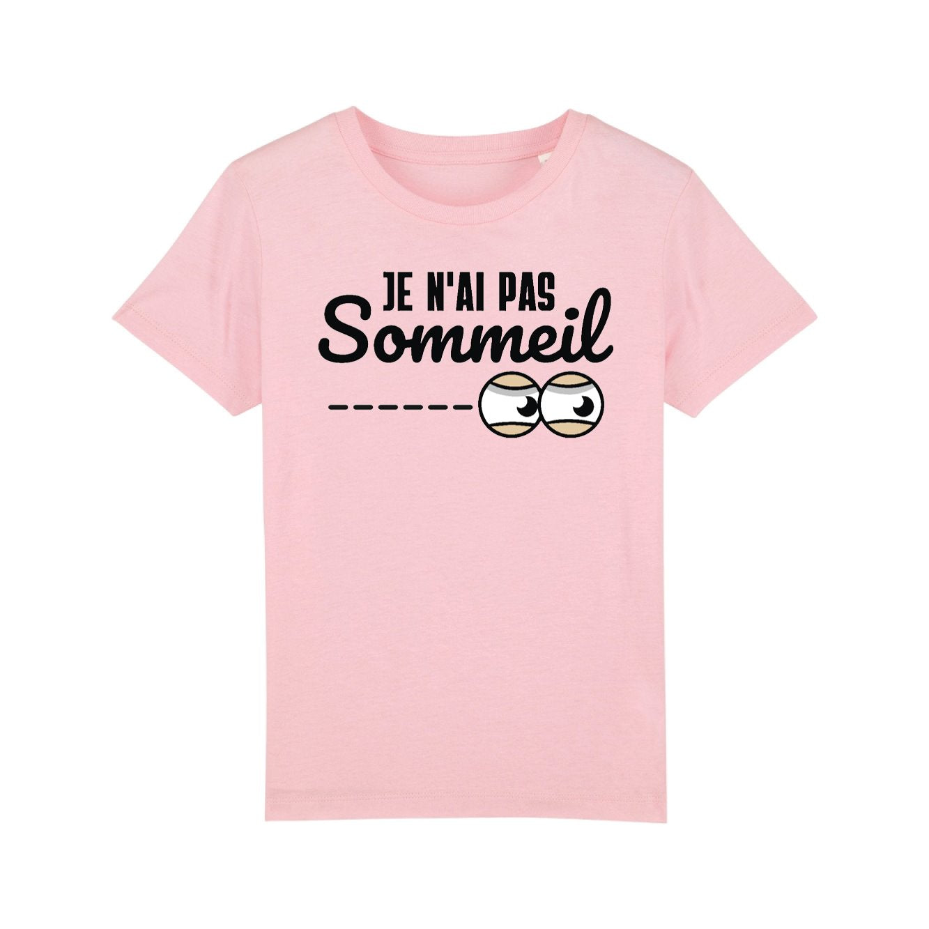 T-Shirt Enfant Je n'ai pas sommeil 