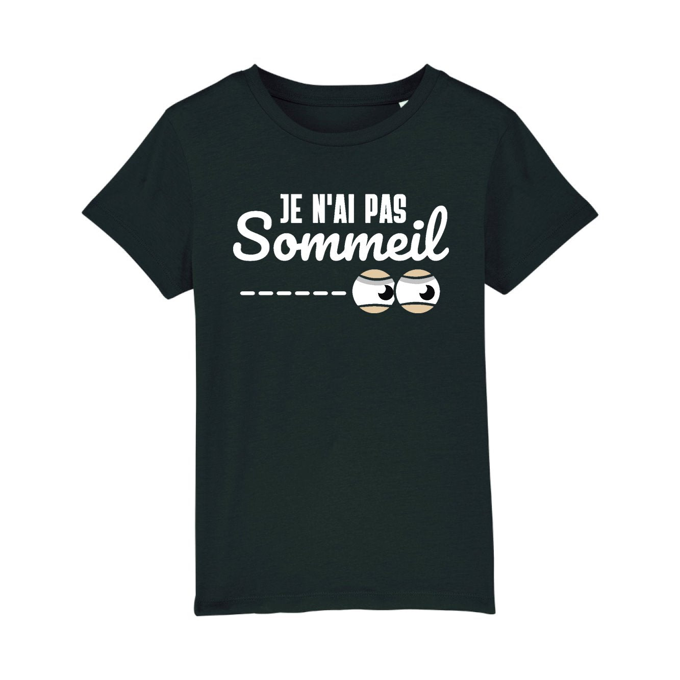 T-Shirt Enfant Je n'ai pas sommeil 