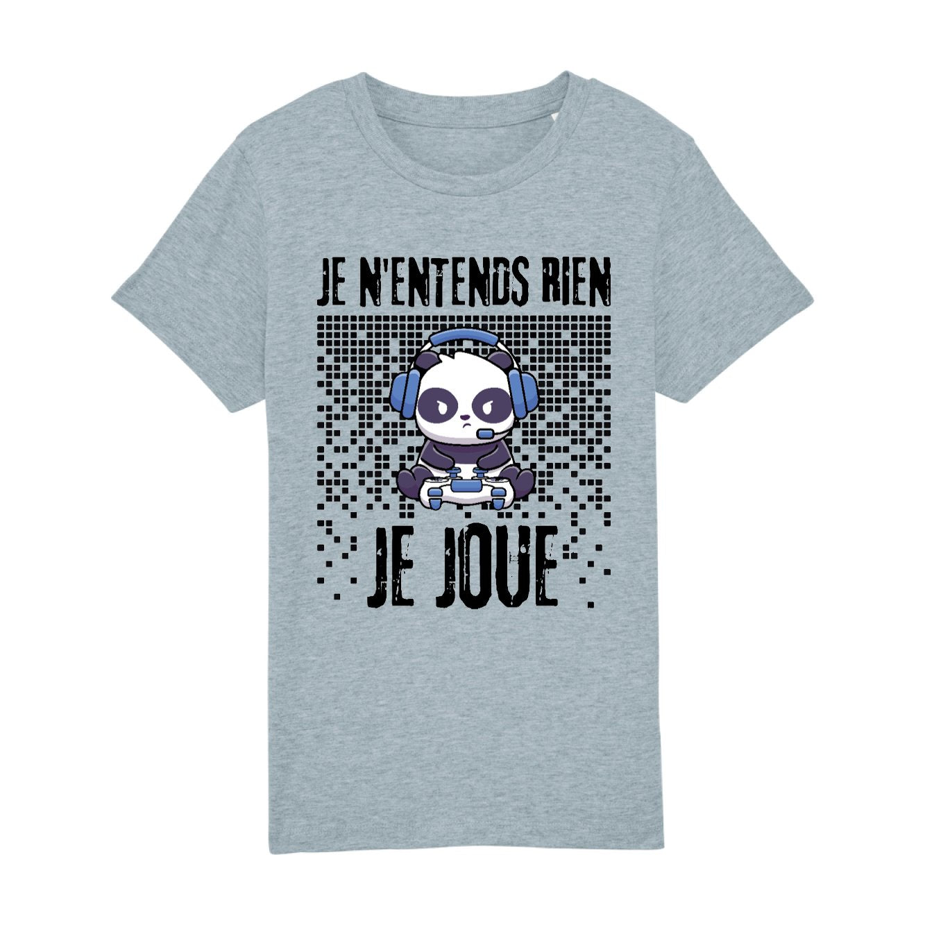 T-Shirt Enfant Je n'entends rien je joue 