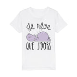 T-Shirt Enfant Je rêve que je dors 