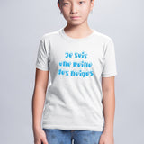 T-Shirt Enfant Je suis une reine des neiges Blanc