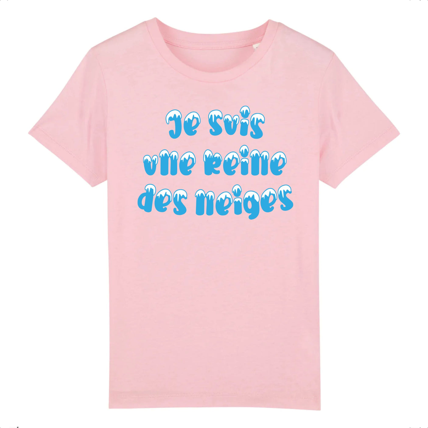 T-Shirt Enfant Je suis une reine des neiges 