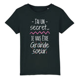 T-Shirt Enfant Je vais être grande soeur 