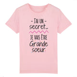 T-Shirt Enfant Je vais être grande soeur 