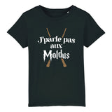 T-Shirt Enfant J'parle pas aux Moldus 