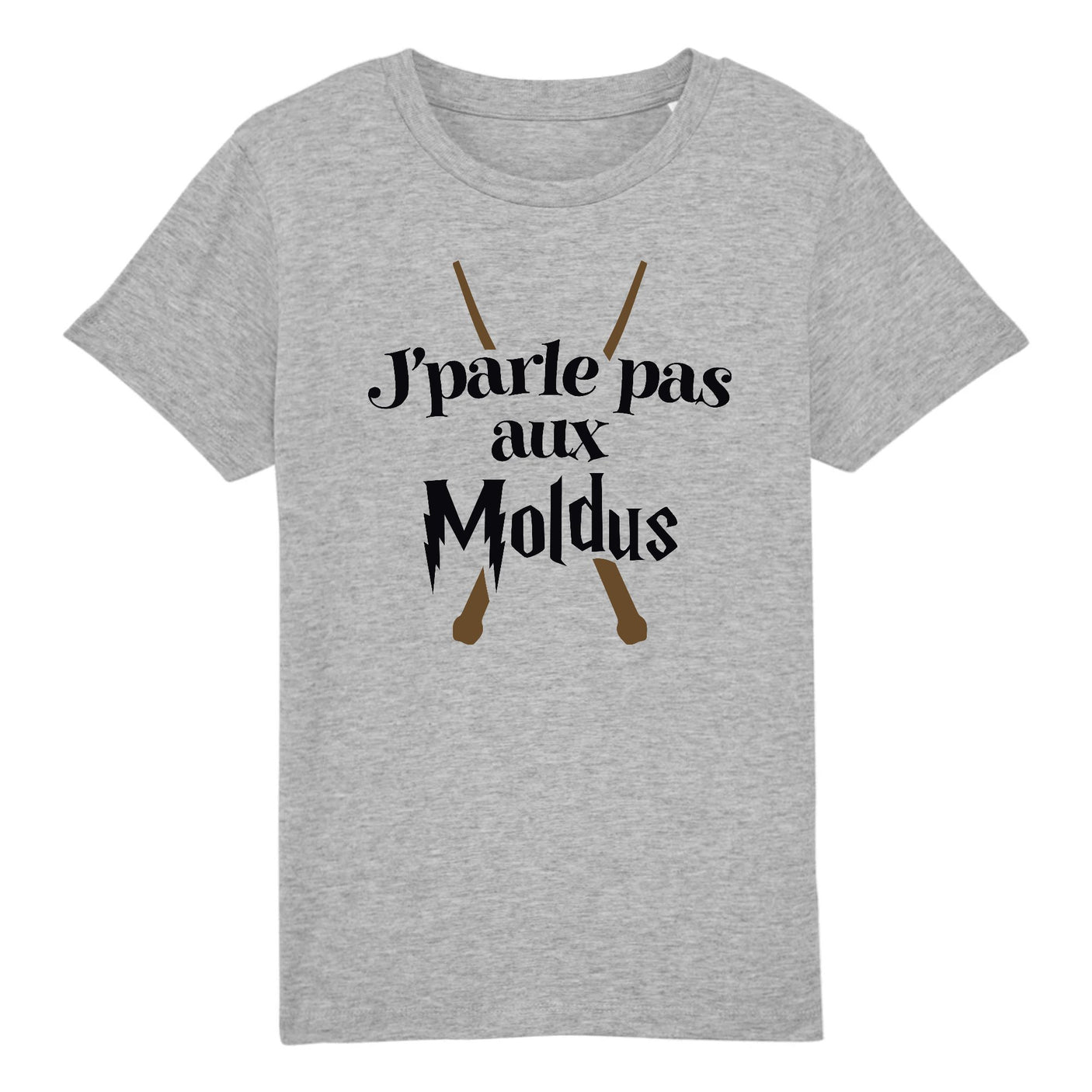 T-Shirt Enfant J'parle pas aux Moldus 