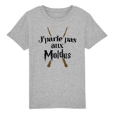 T-Shirt Enfant J'parle pas aux Moldus 