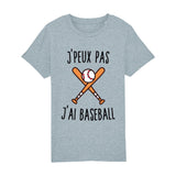 T-Shirt Enfant J'peux pas j'ai baseball 