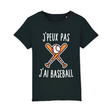 T-Shirt Enfant J'peux pas j'ai baseball 