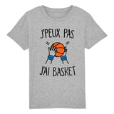 T-Shirt Enfant J'peux pas j'ai basket 