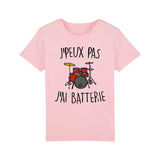 T-Shirt Enfant J'peux pas j'ai batterie 