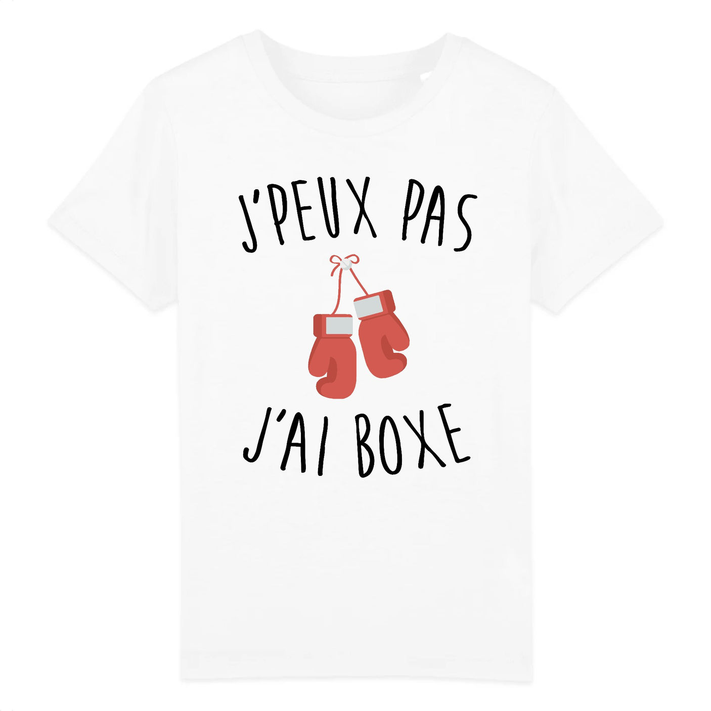 T-Shirt Enfant J'peux pas j'ai boxe 