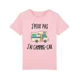 T-Shirt Enfant J'peux pas j'ai camping-car 