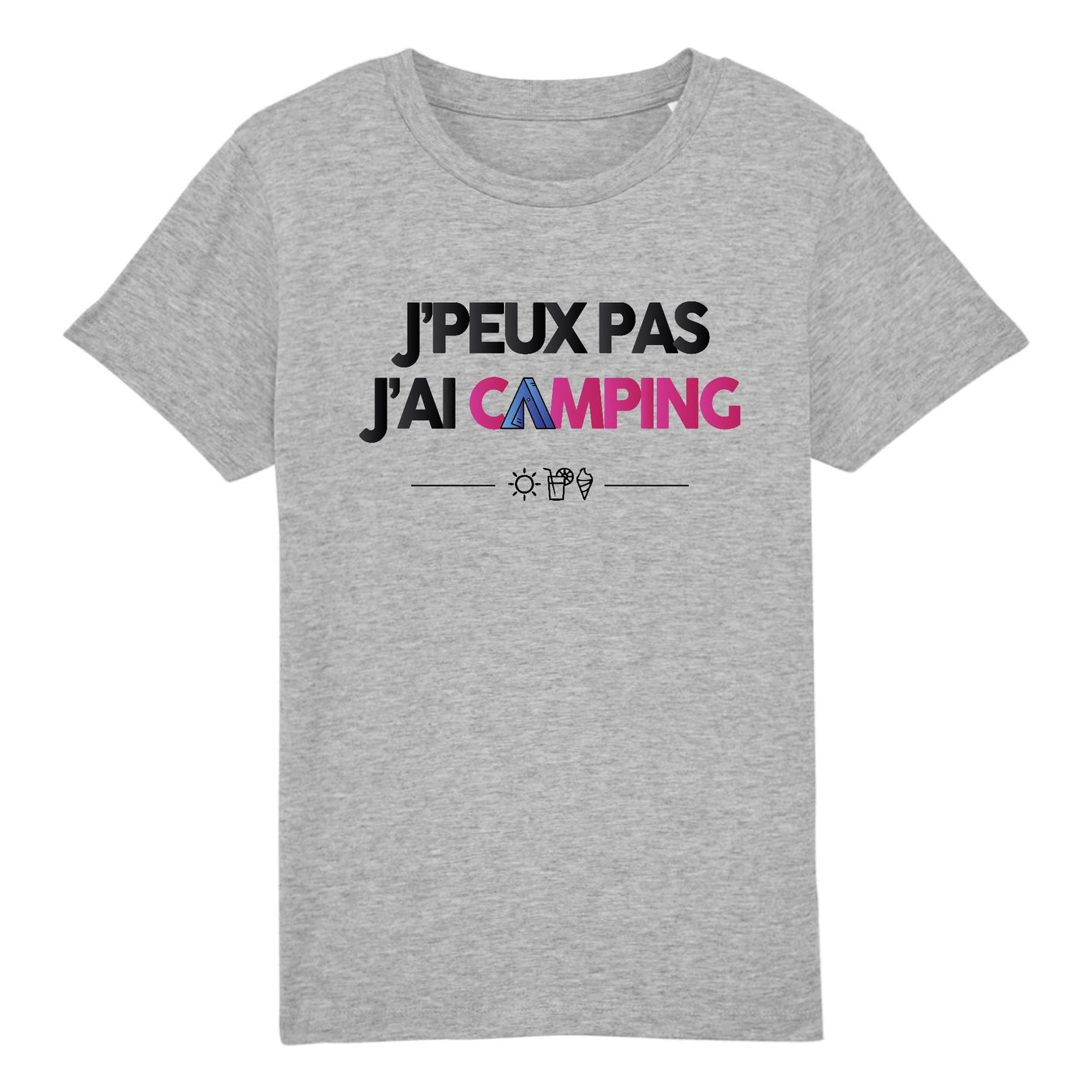 T-Shirt Enfant J'peux pas j'ai camping 