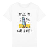 T-Shirt Enfant J'peux pas j'ai char à voile 