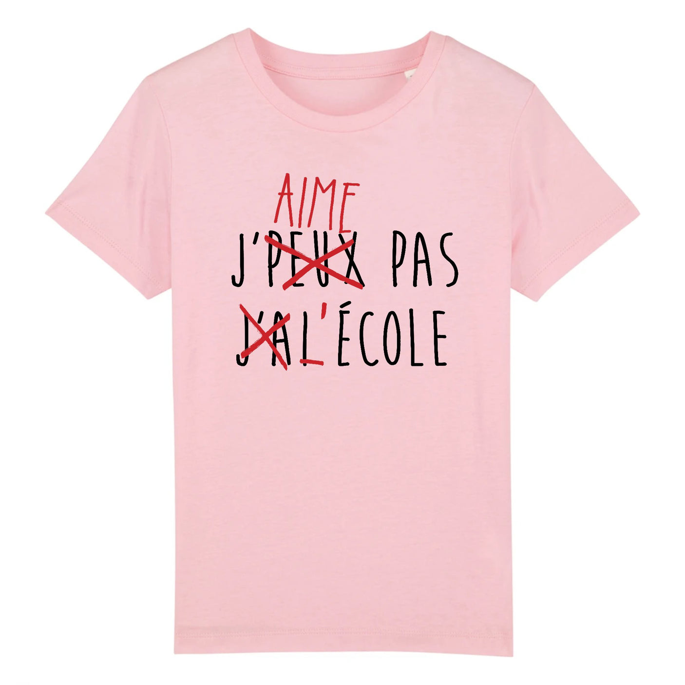 T-Shirt Enfant J'peux pas j'ai école 