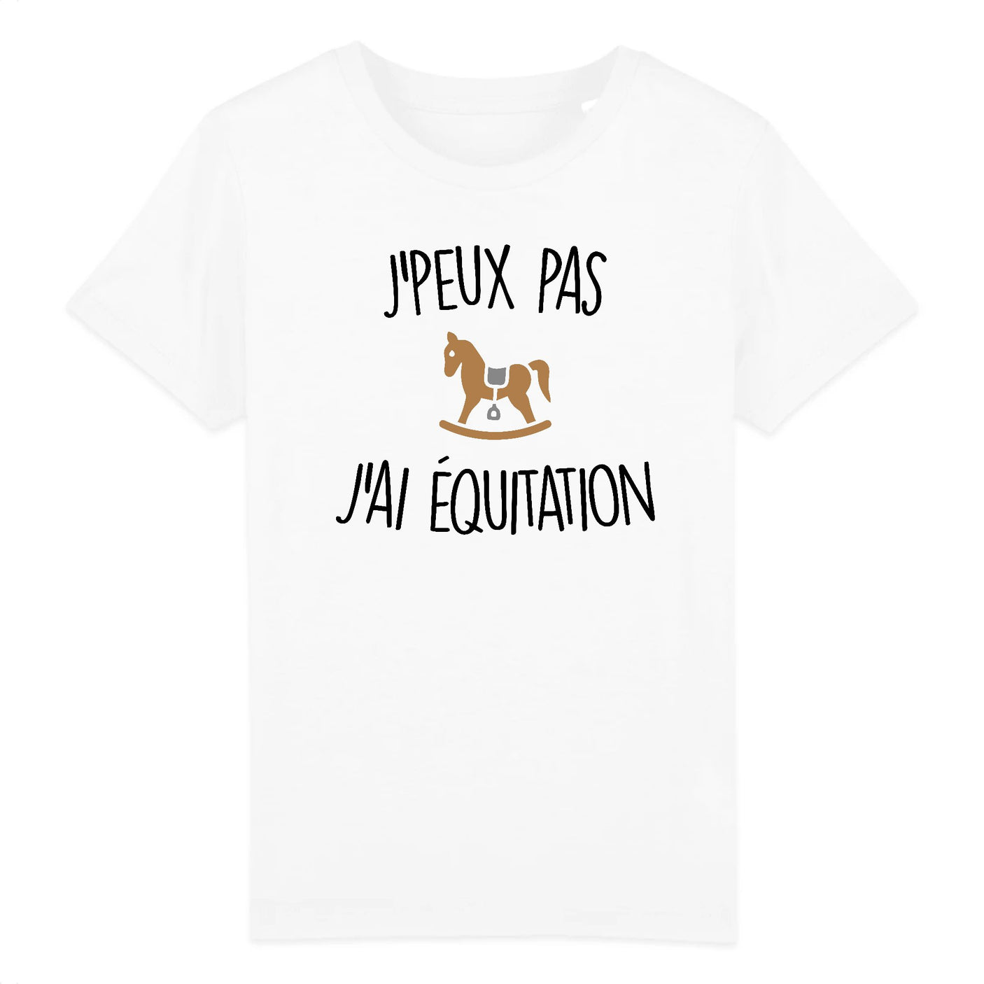 T-Shirt Enfant J'peux pas j'ai équitation 