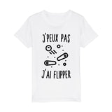 T-Shirt Enfant J'peux pas j'ai flipper 