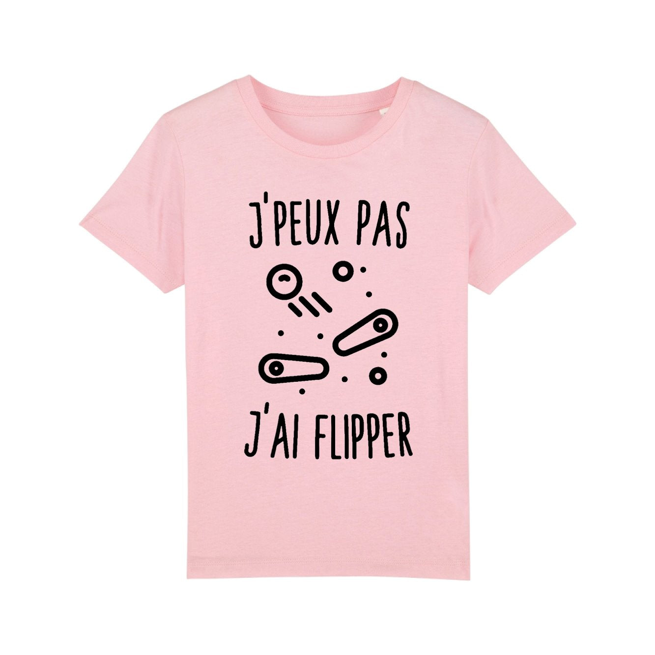 T-Shirt Enfant J'peux pas j'ai flipper 