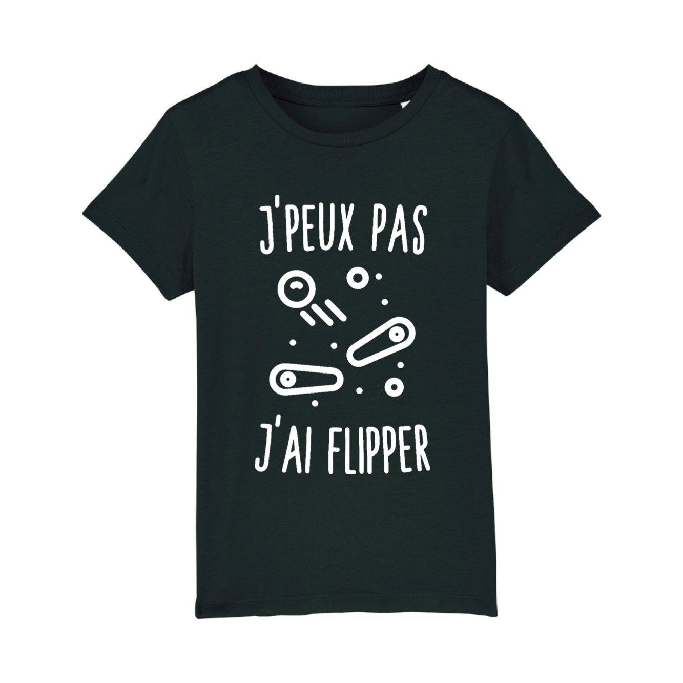 T-Shirt Enfant J'peux pas j'ai flipper 