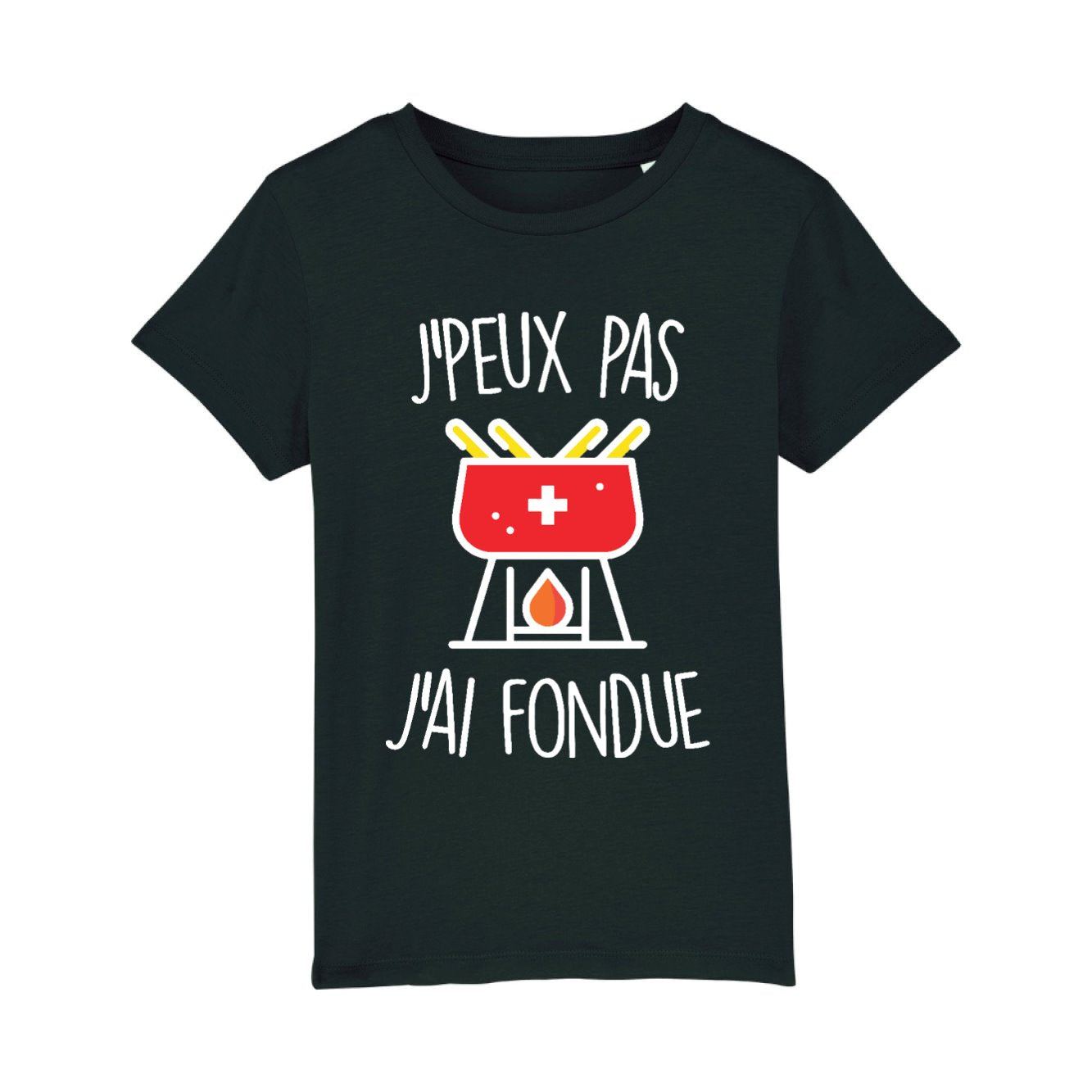 T-Shirt Enfant J'peux pas j'ai fondue 