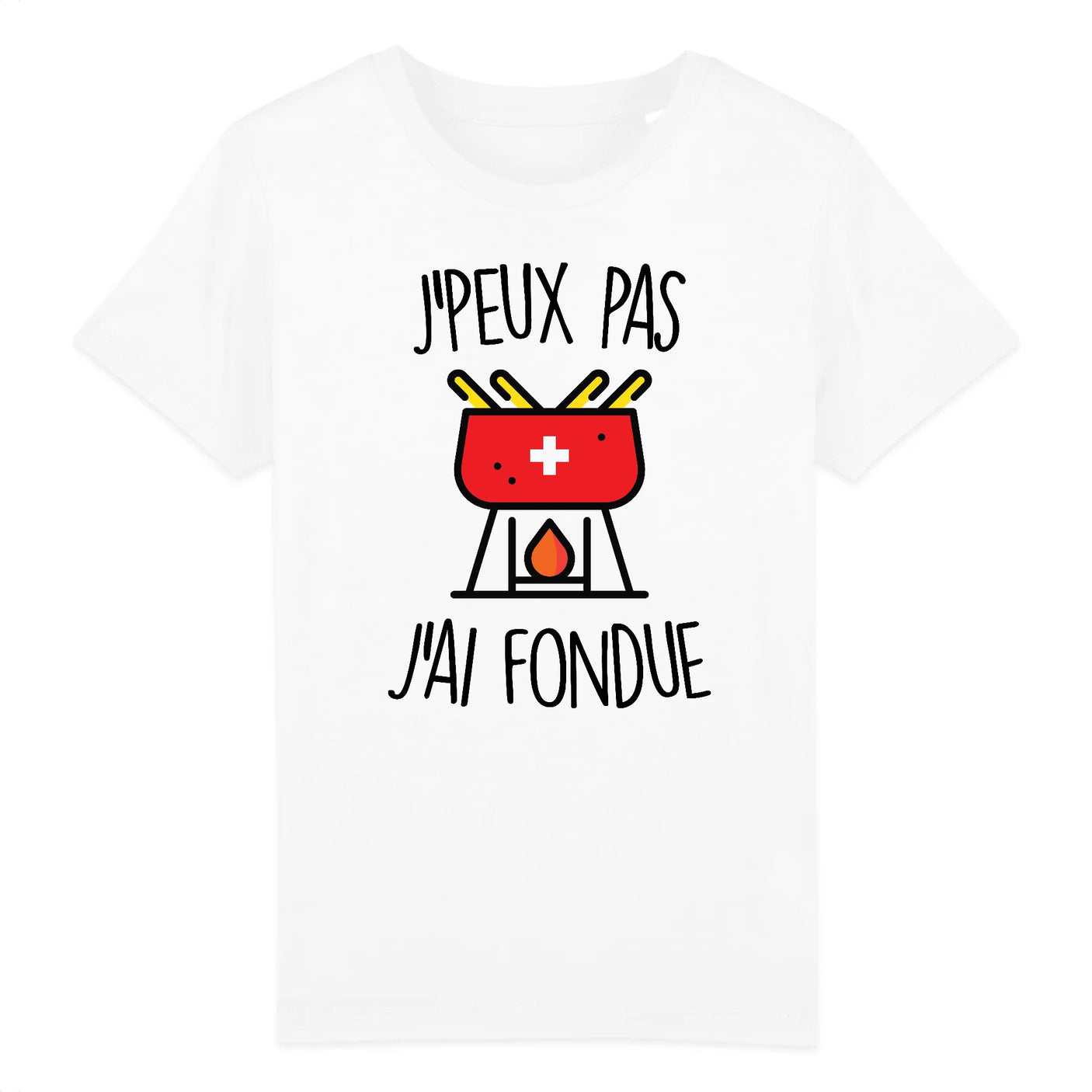 T-Shirt Enfant J'peux pas j'ai fondue 