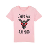 T-Shirt Enfant J'peux pas j'ai moto 